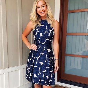 Antonio Melani blue flower dress